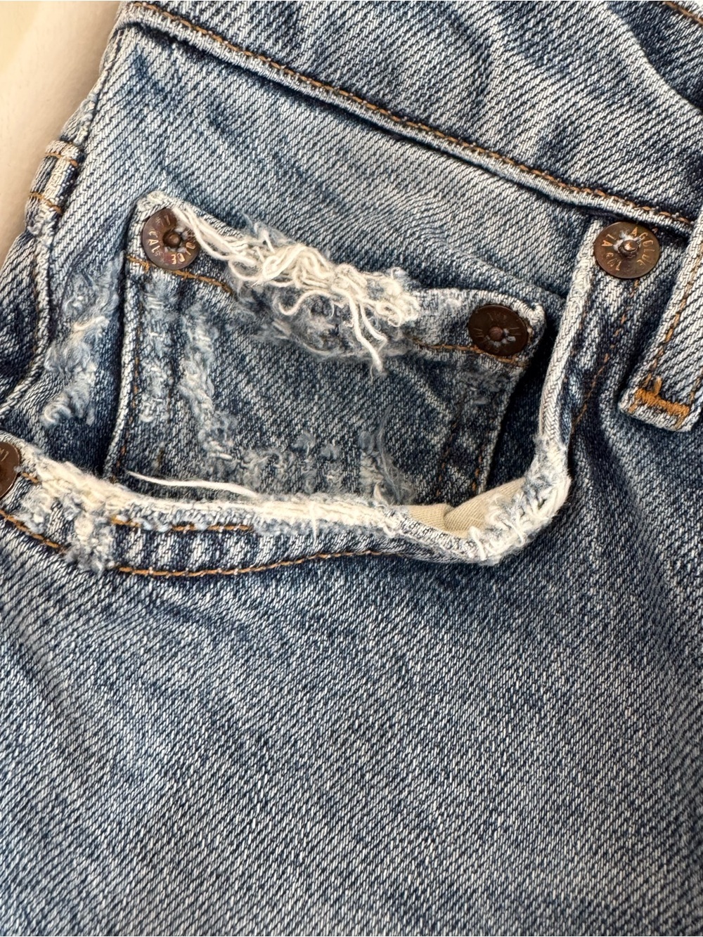 AGOLDE Premium High Rise Straight Leg Jeans - Picture 5 of 8